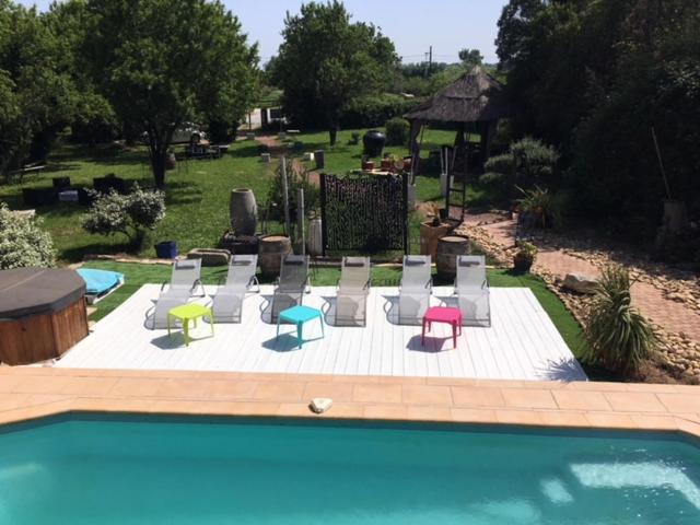 Esprit D'Ailleurs Bed & Breakfast Baillargues Exterior foto